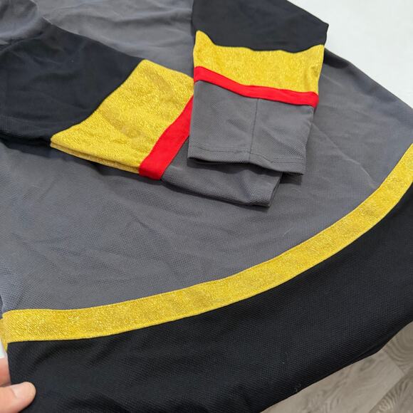 NHL Vegas Golden Knights VGK Kids Jersey sz Large black & gold hockey games - Picture 12 of 16